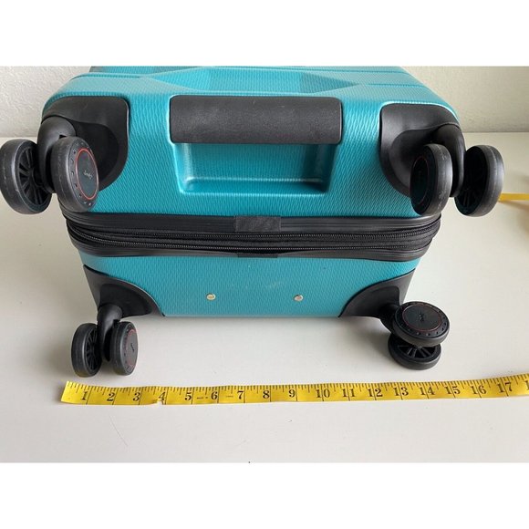 Jeep Bags Jeep Polygon Hardside Luggage 3d Teal 22 Carry On Rolling